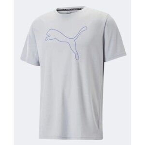 NEW PUMA Mens Regular Fit Performance Dry Cell Cat Crew Neck T-Shirt Medium
